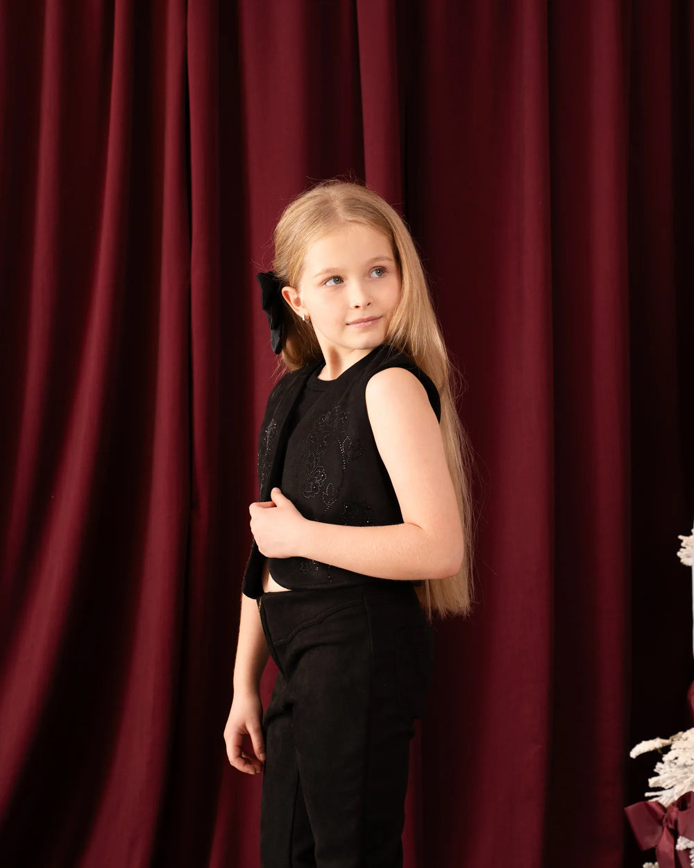 Sparkling Suede Festive Vest - Venti