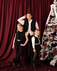 Sparkling Suede Festive Vest