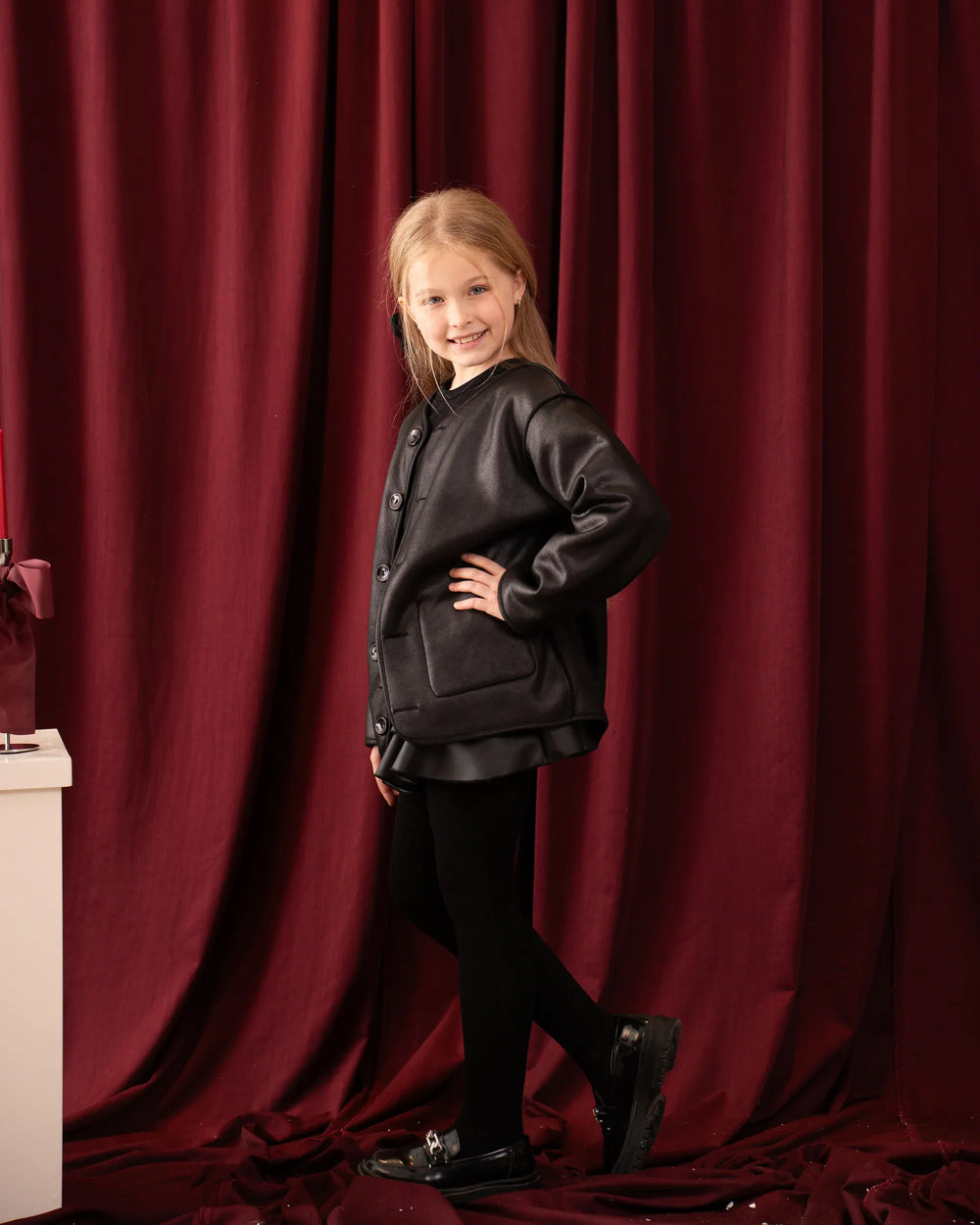 Double-Faced Reversible Leather Jacket - Venti