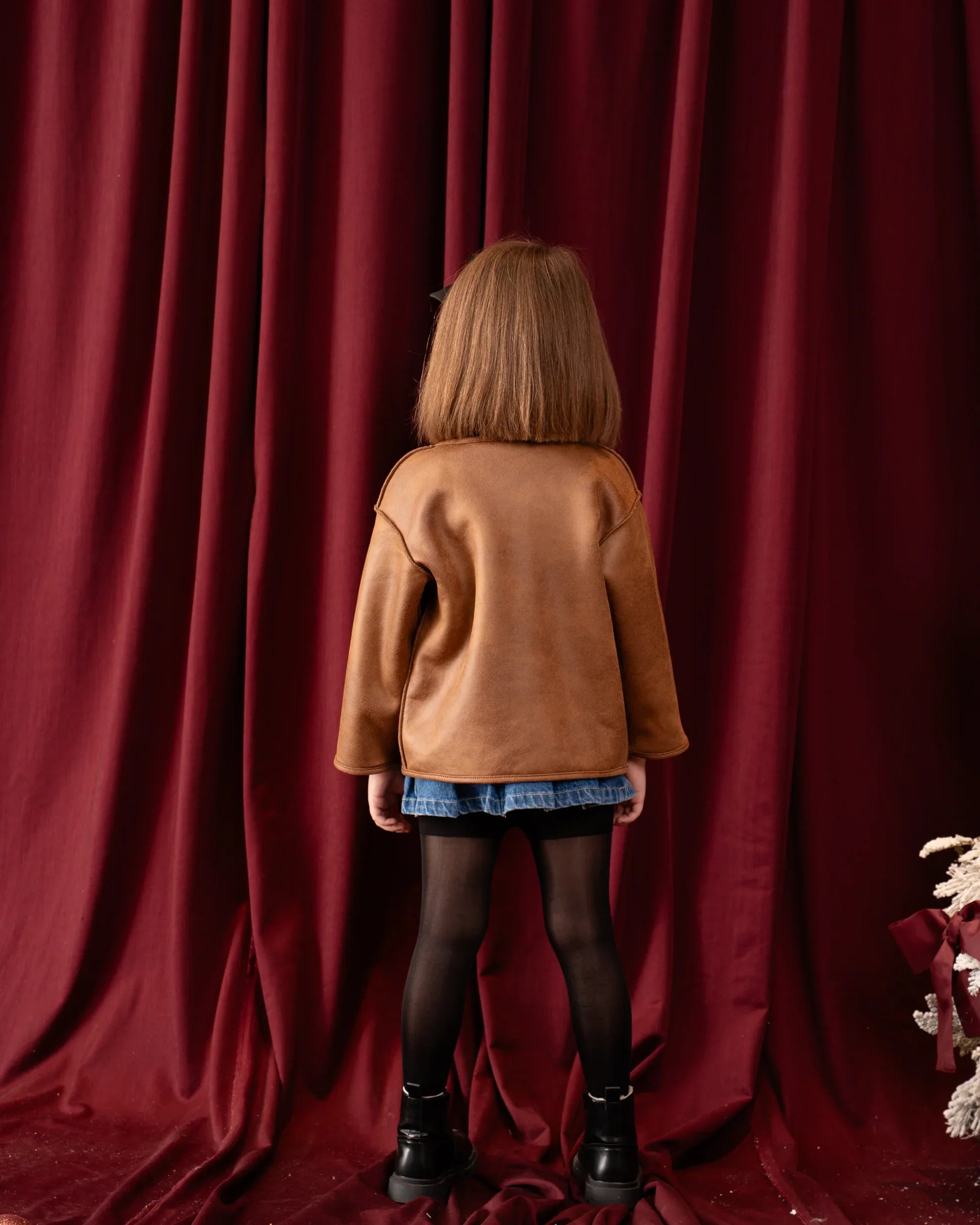 Double-Faced Reversible Leather Jacket - Venti