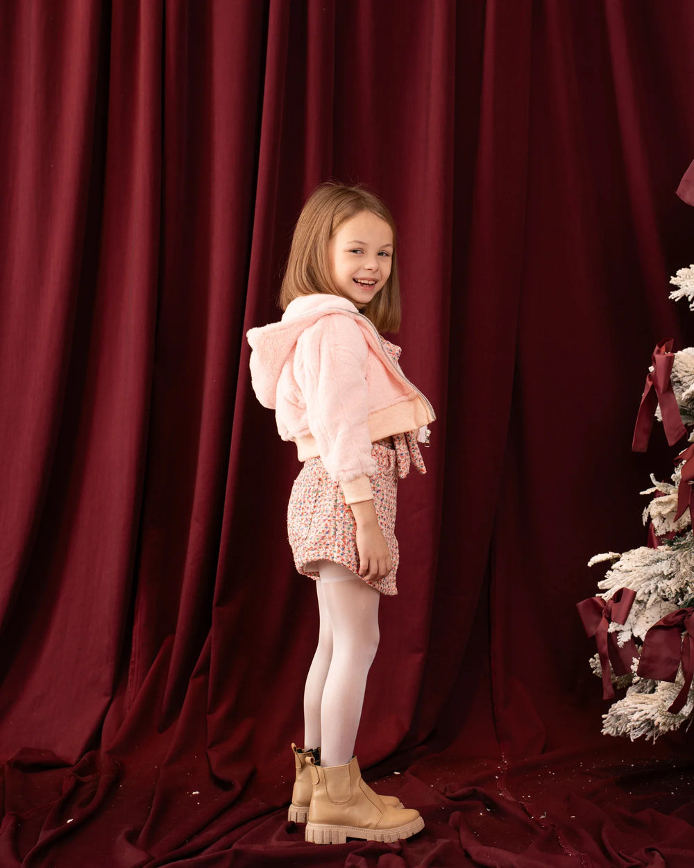 Faux Fur Bomber Jacket - Venti