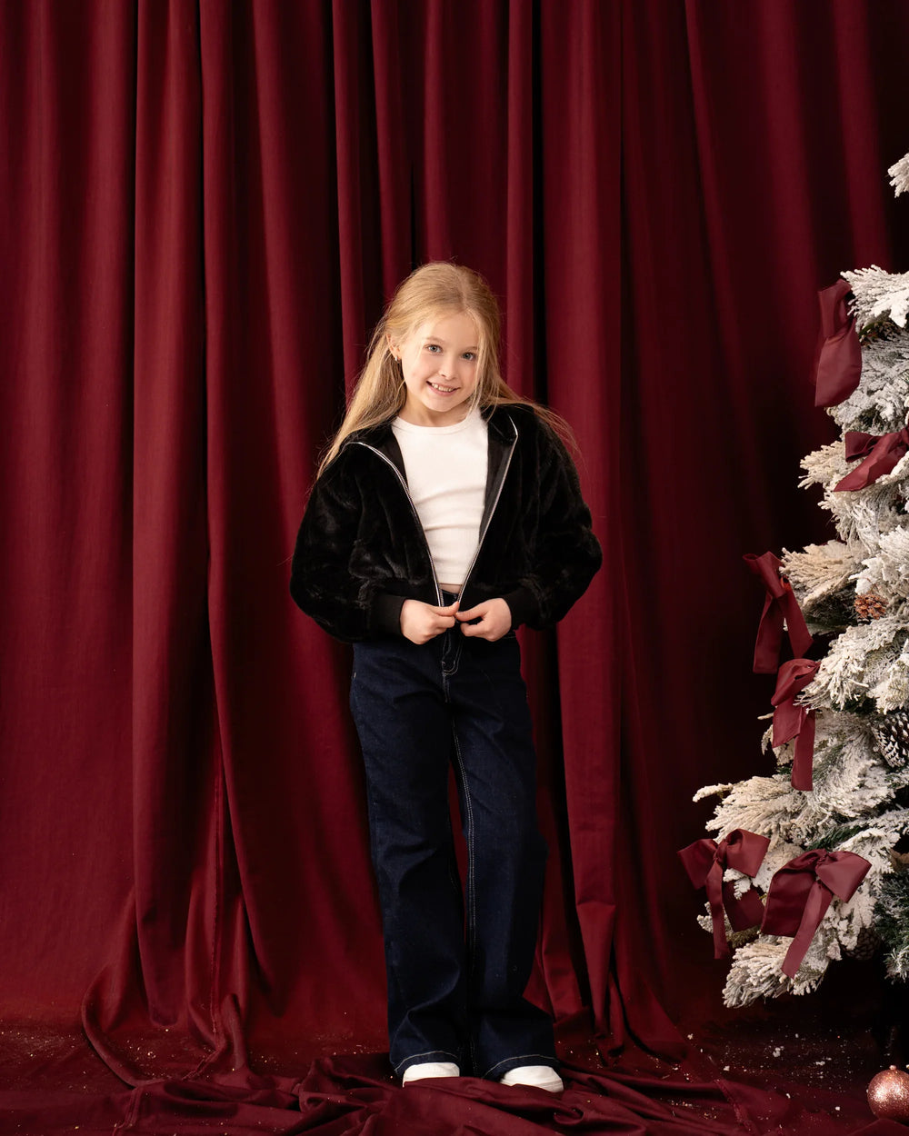 Faux Fur Bomber Jacket - Venti