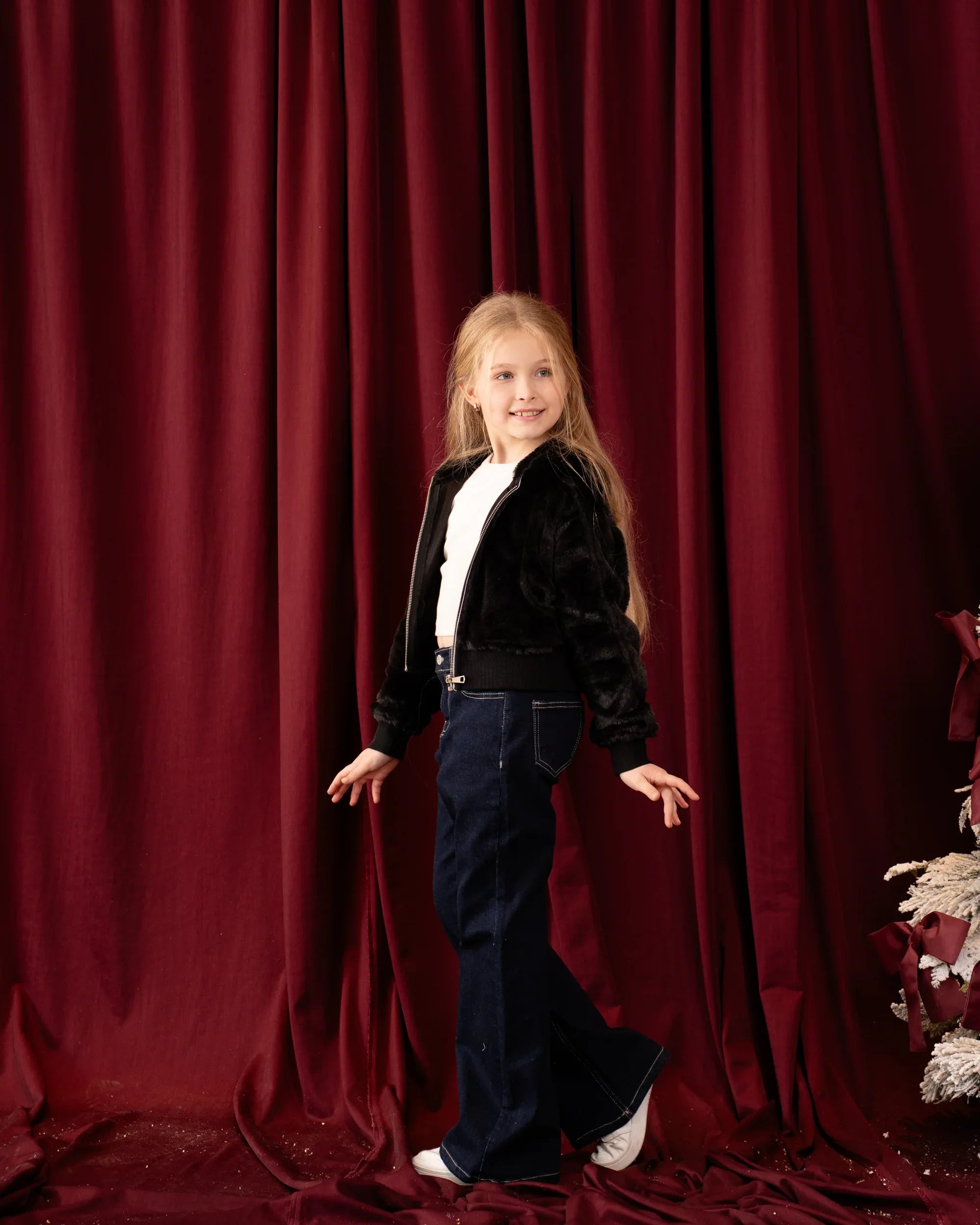 Faux Fur Bomber Jacket - Venti