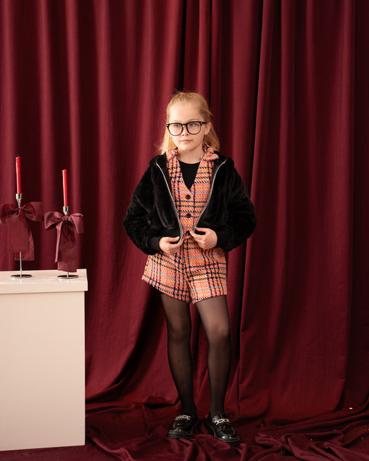 Faux Fur Bomber Jacket