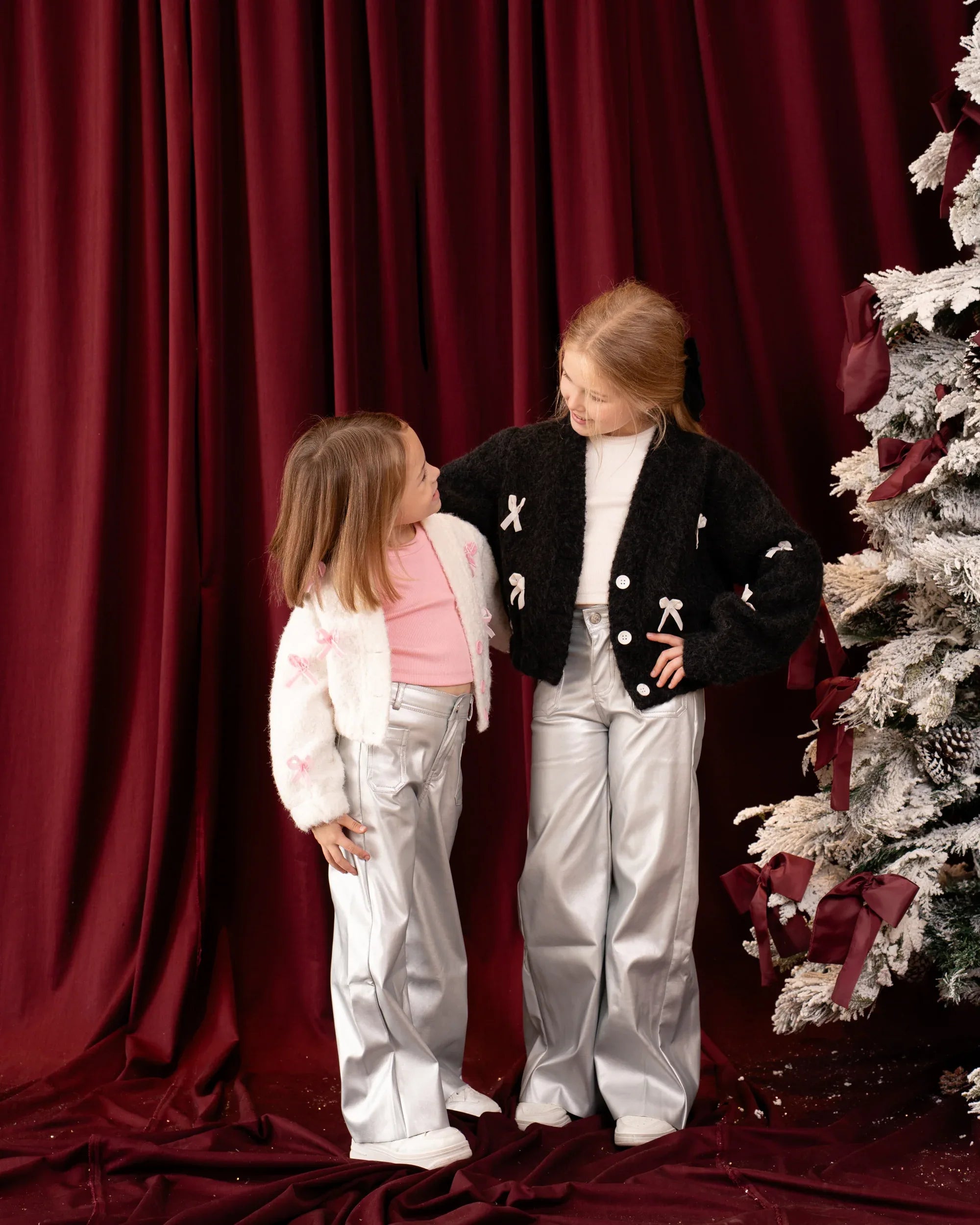 Textured Bow-Detail Jacket - Venti