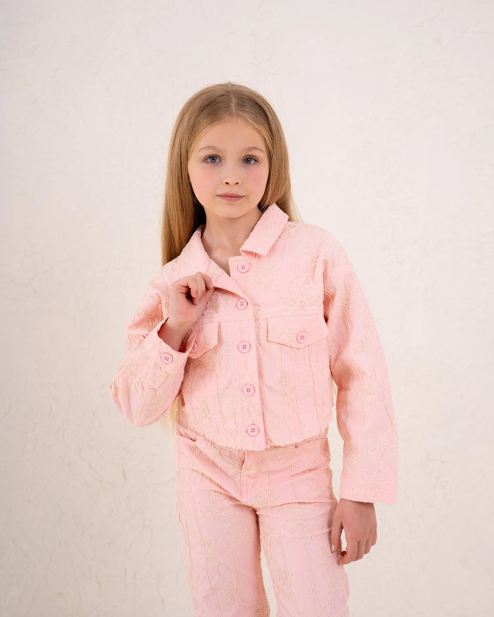 Girl embroidered jacket - Venti