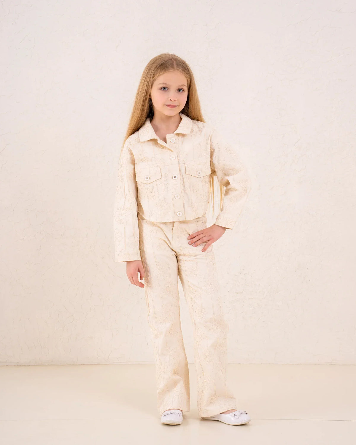 Girl embroidered jacket - Venti