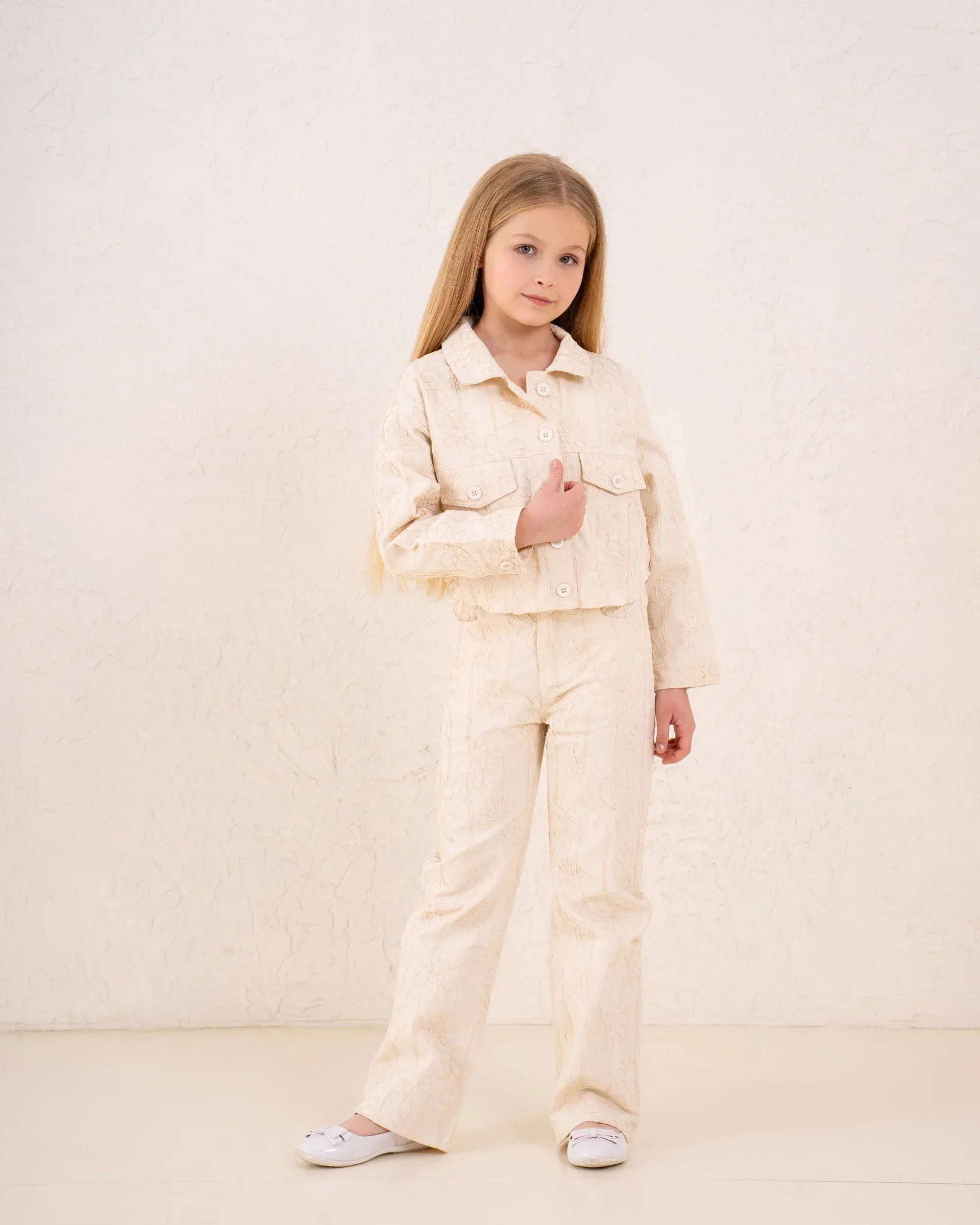 Girl embroidered jacket - Venti