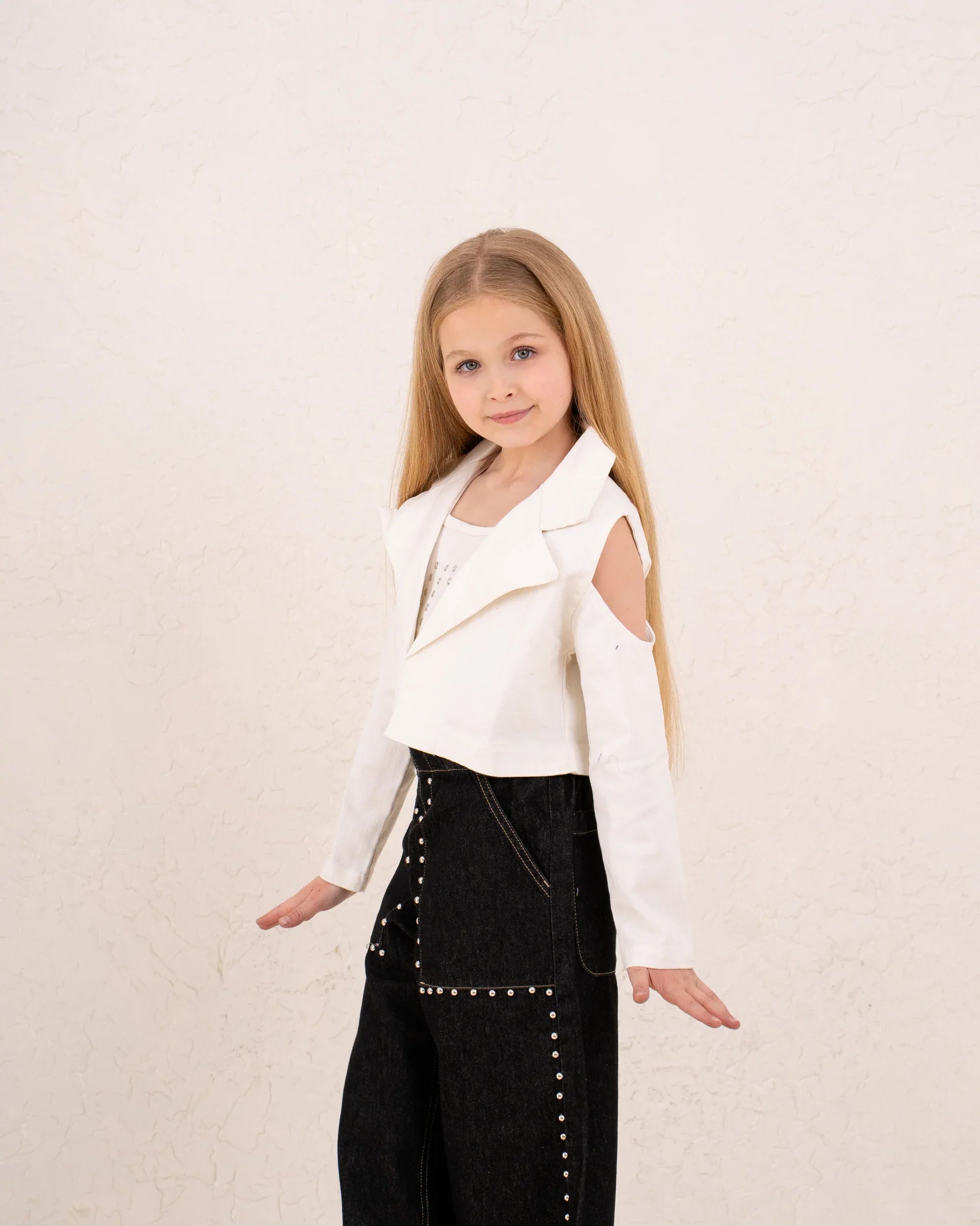 Girl open shoulder jacket - Venti