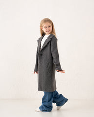 Sparkling Wool-Like Coat