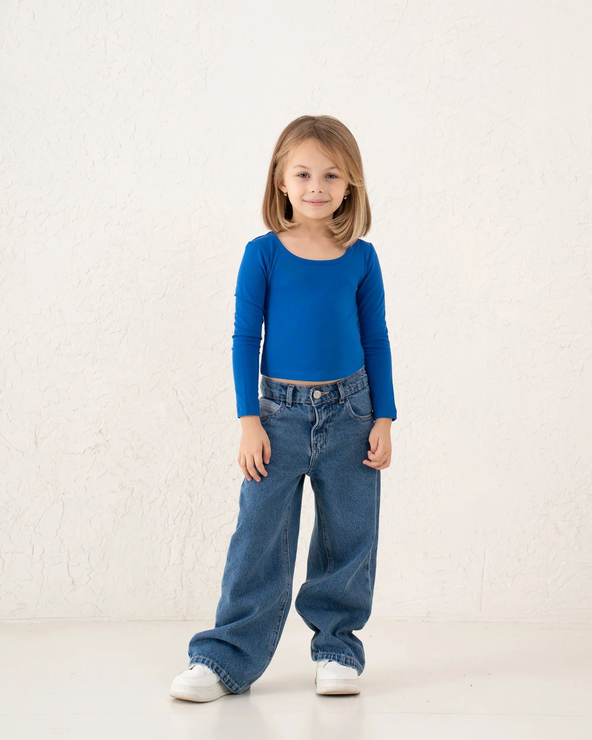 Scoop-Neck Essential Long Sleeve Basic - Venti