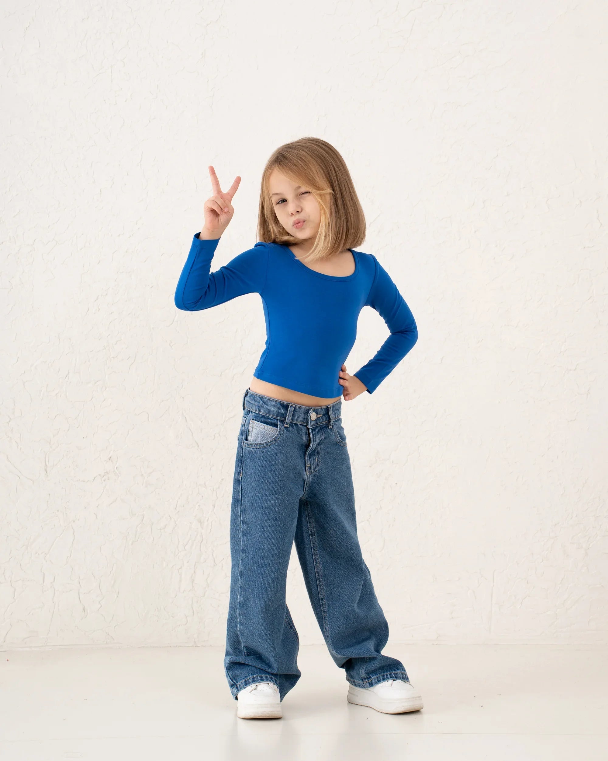 Scoop-Neck Essential Long Sleeve Basic - Venti