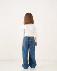 Ribbed Essential Bow Detail Top - Venti