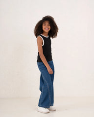 Girl contrast tank top - Venti