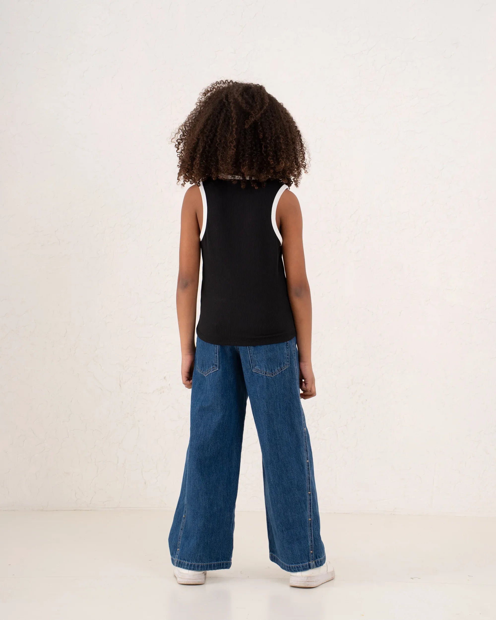 Girl contrast tank top - Venti