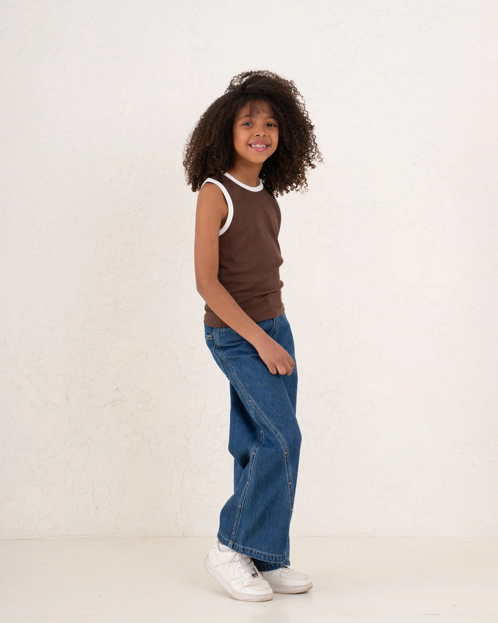 Girl contrast tank top - Venti