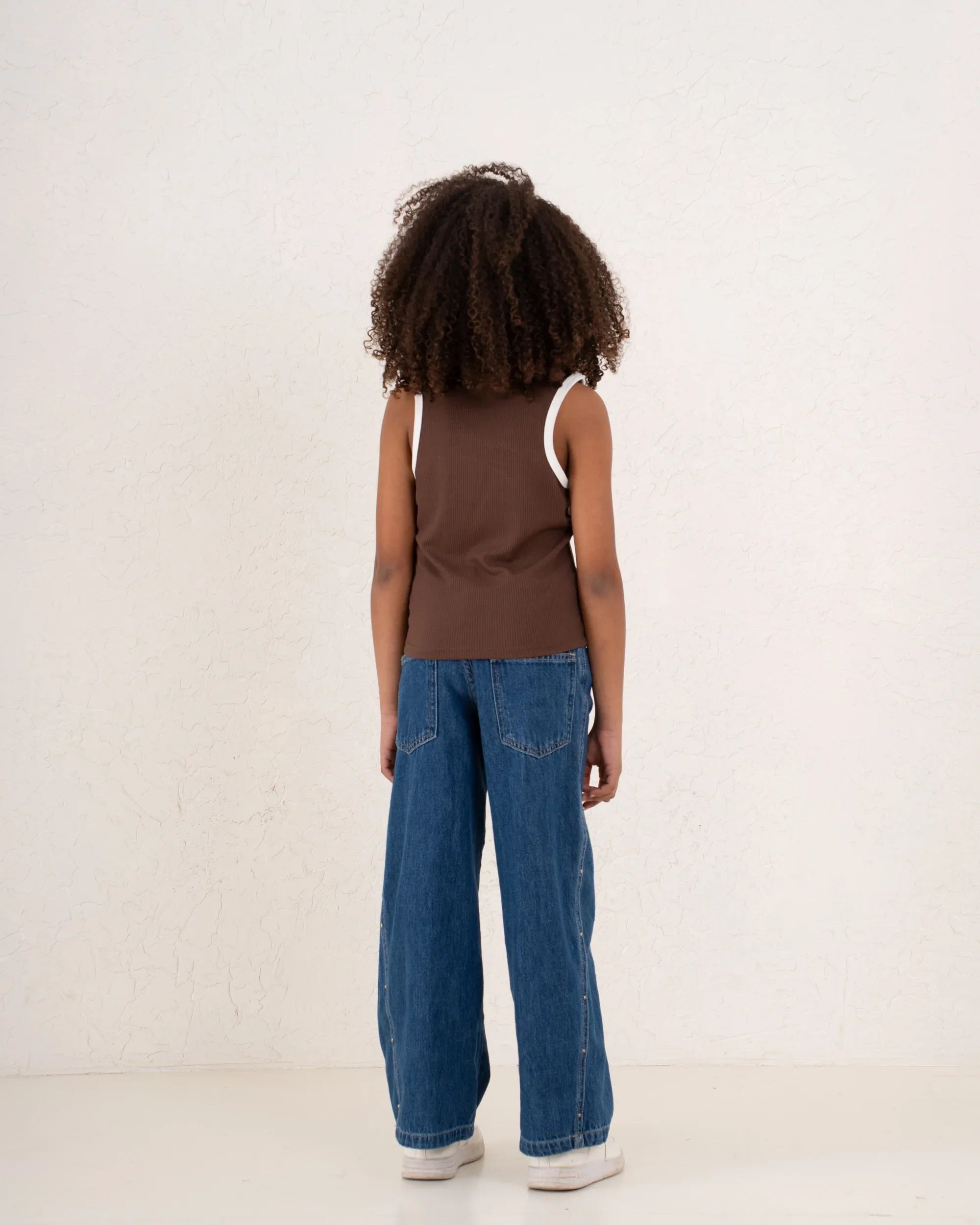 Girl contrast tank top - Venti