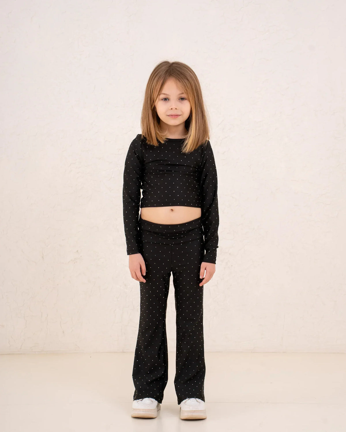 Girls Polka Dot LS Top - Venti