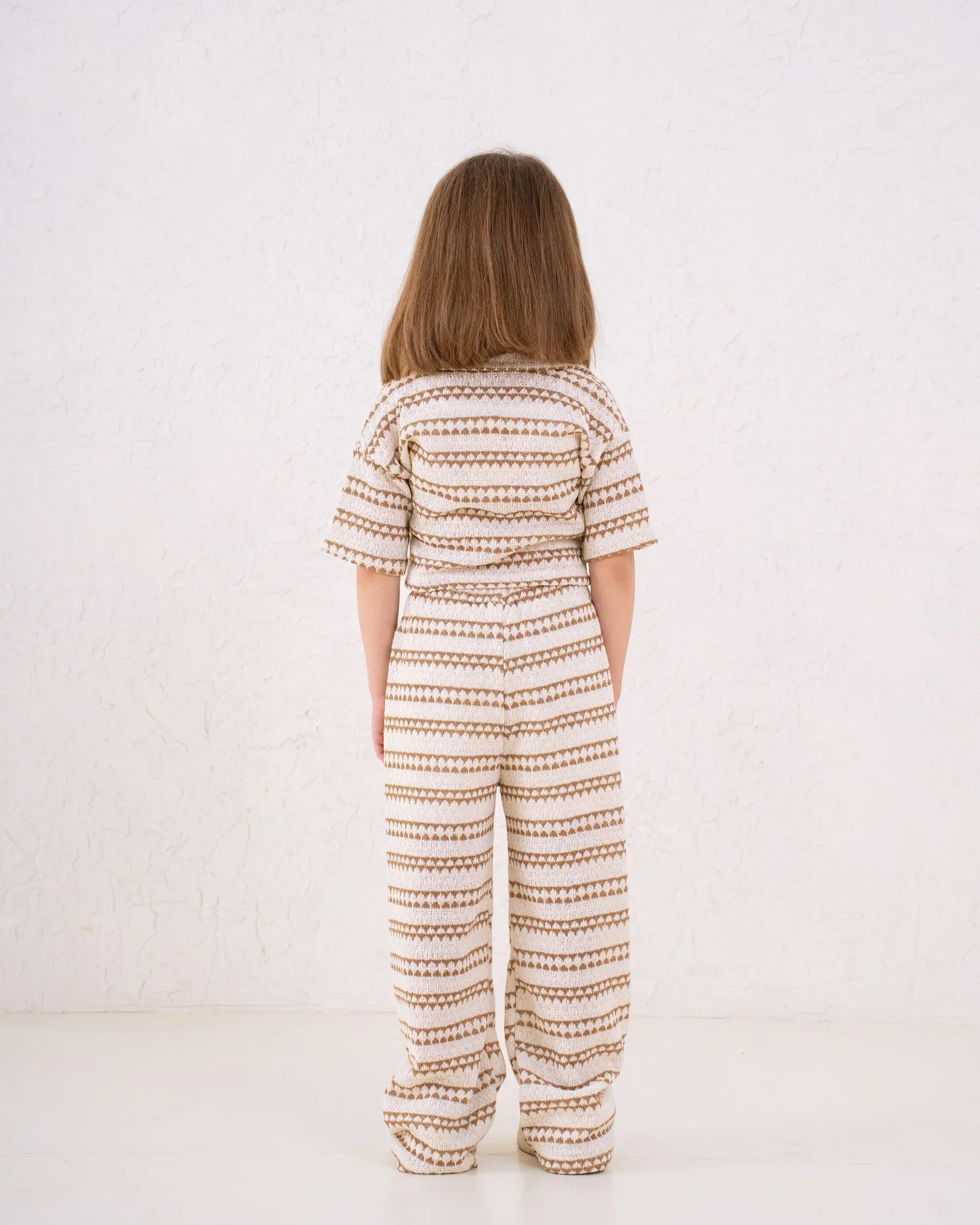 Girl knitted striped pants - Venti