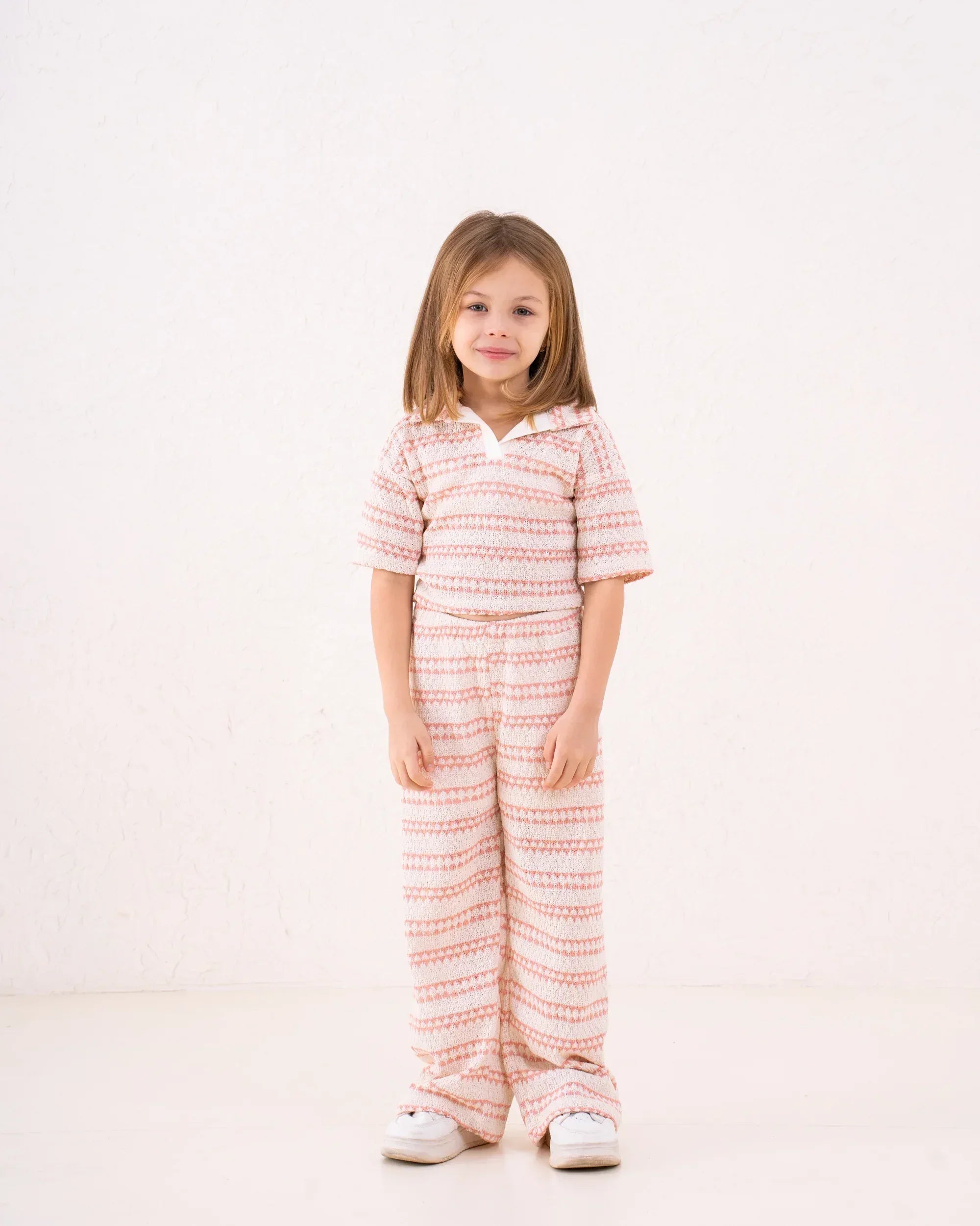 Girl knitted striped pants - Venti
