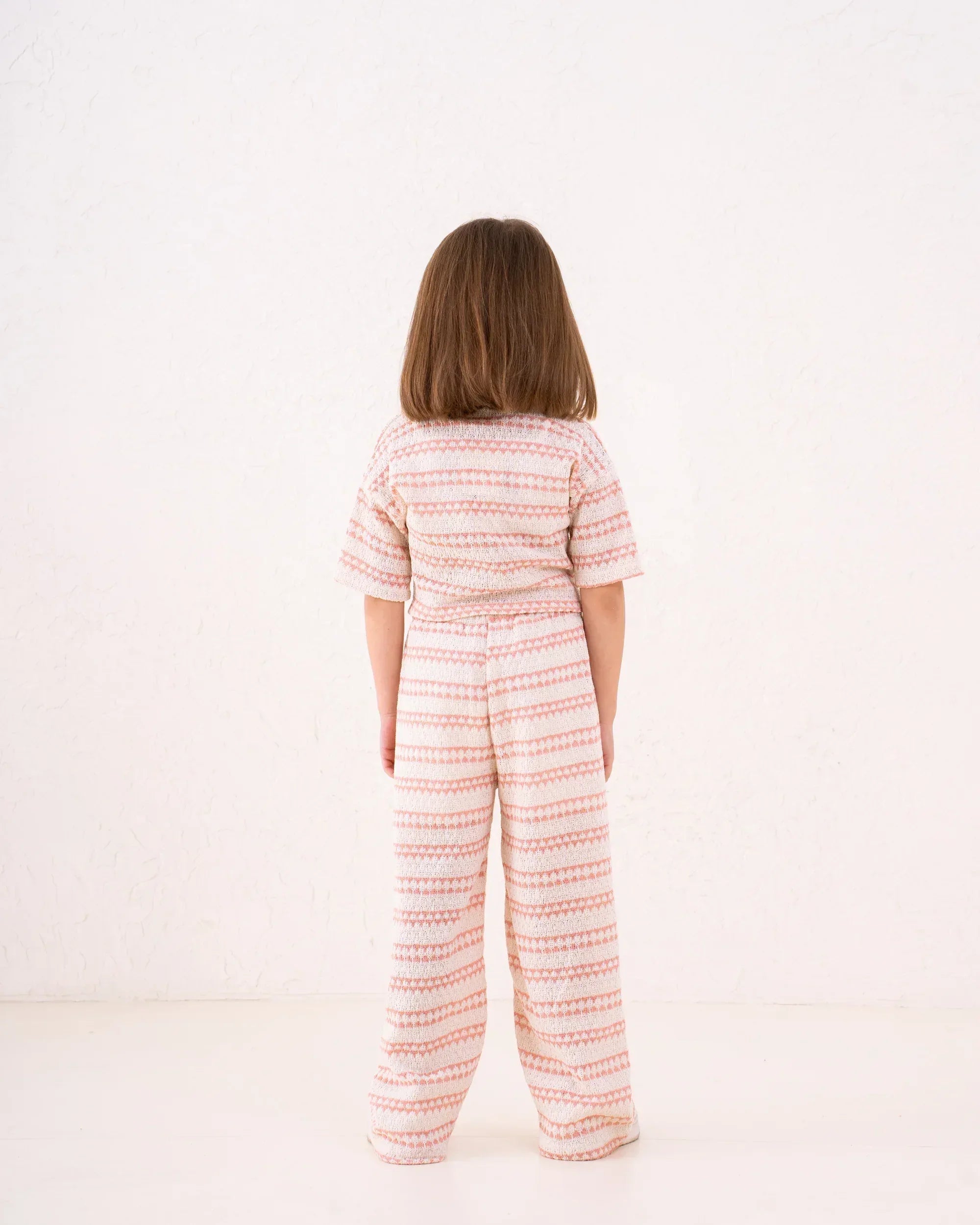 Girl knitted striped pants - Venti
