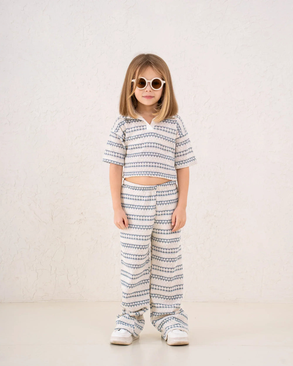 Girl knitted striped pants - Venti