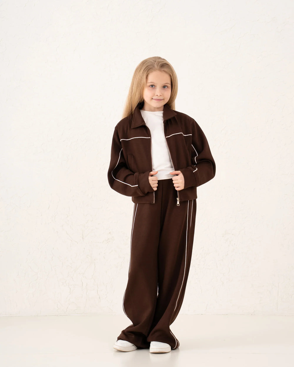 Zip-Up Piped Contrast Track Jacket - Venti