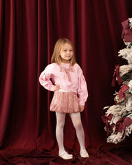 Sequin Bow Detail Hoodie - Venti