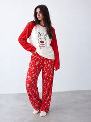 Reindeer Fleece Pyjama