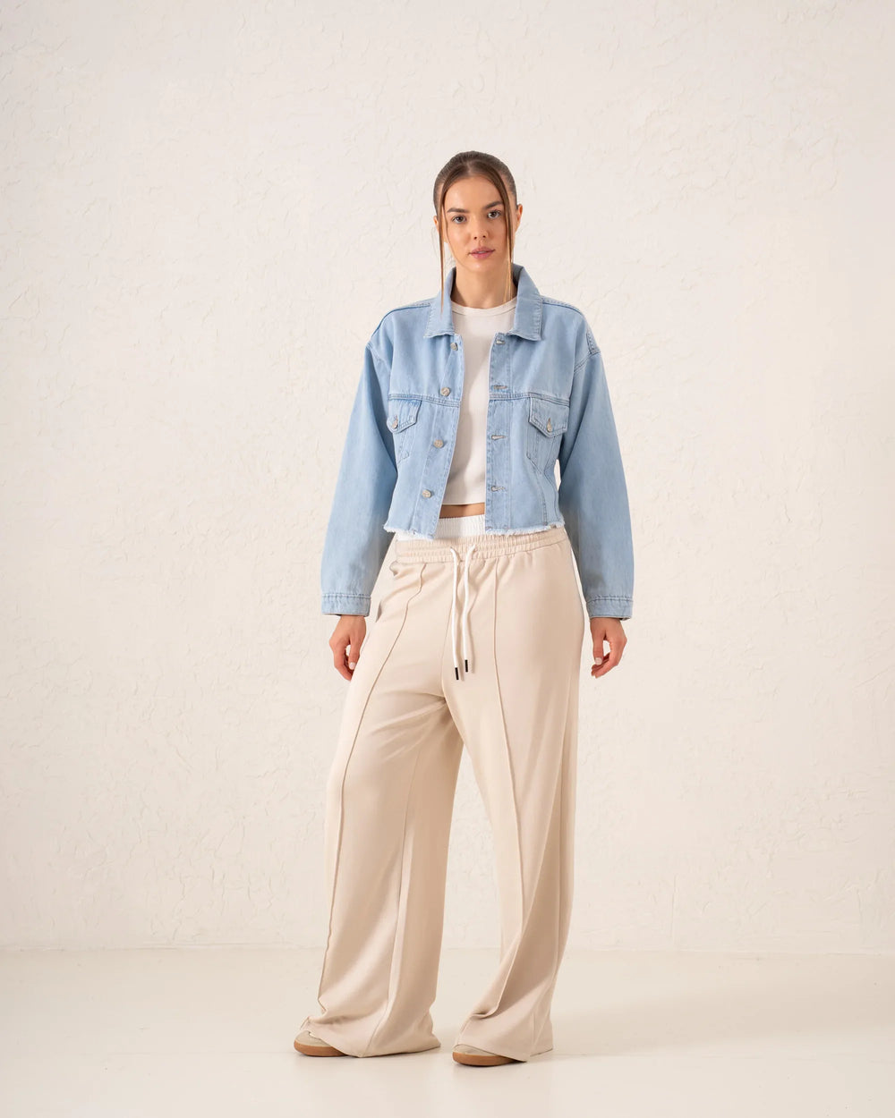 Cropped Denim Jacket - Venti