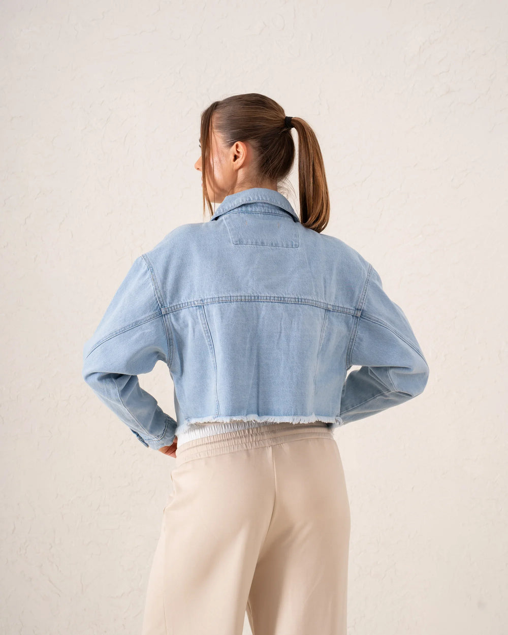 Cropped Denim Jacket - Venti