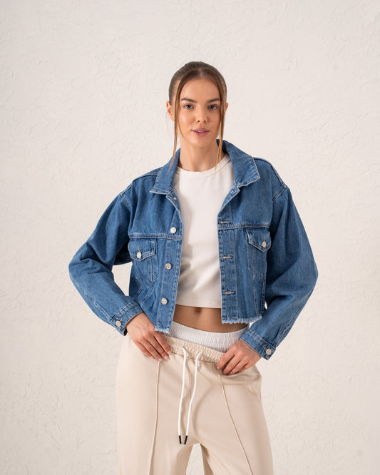 Cropped Denim Jacket