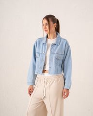 Cropped Denim Jacket