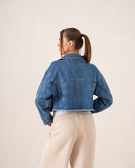 Cropped Denim Jacket