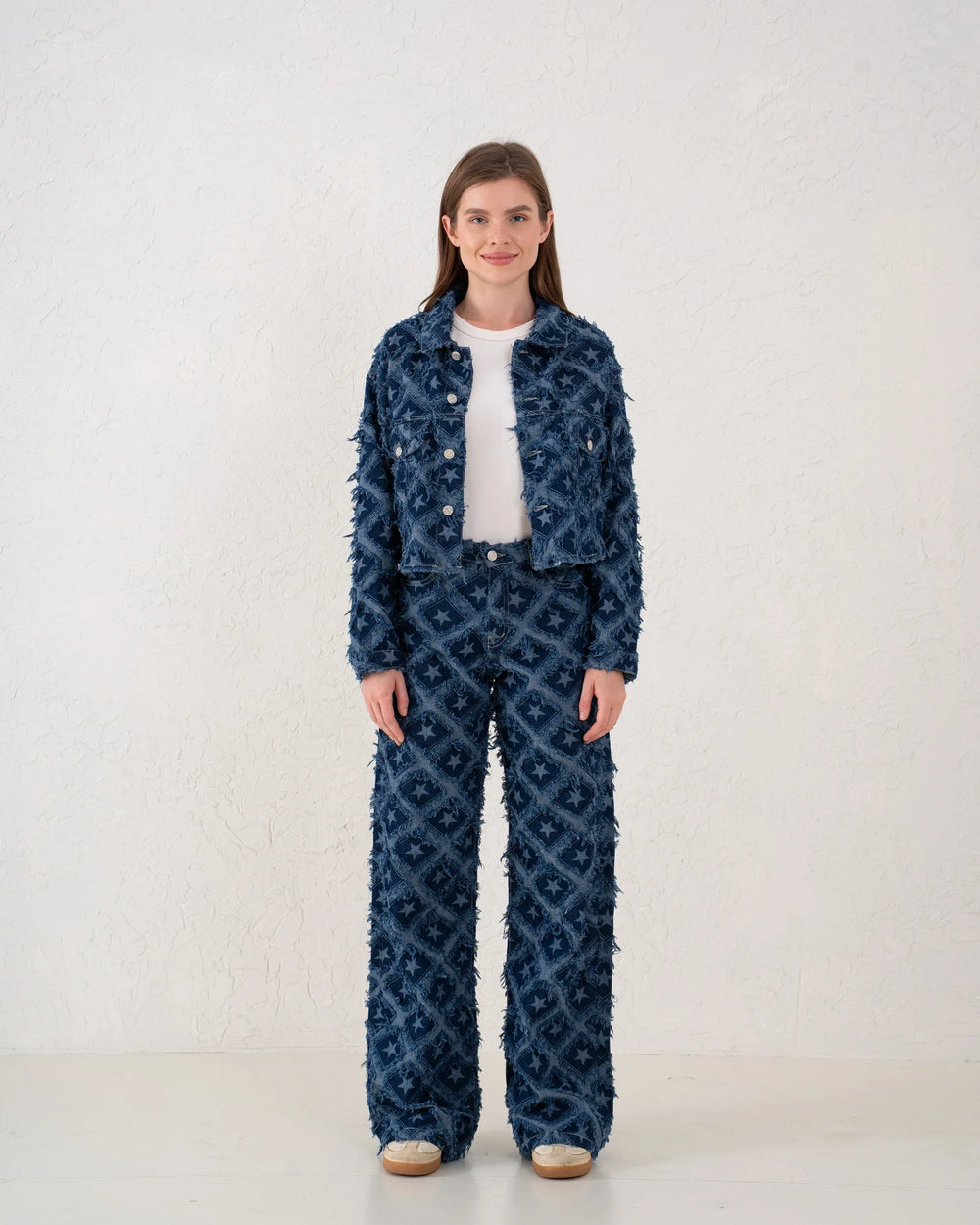 Star Patchwork Denim Jacket - Venti