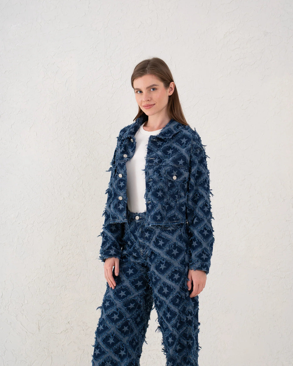 Star Patchwork Denim Jacket - Venti