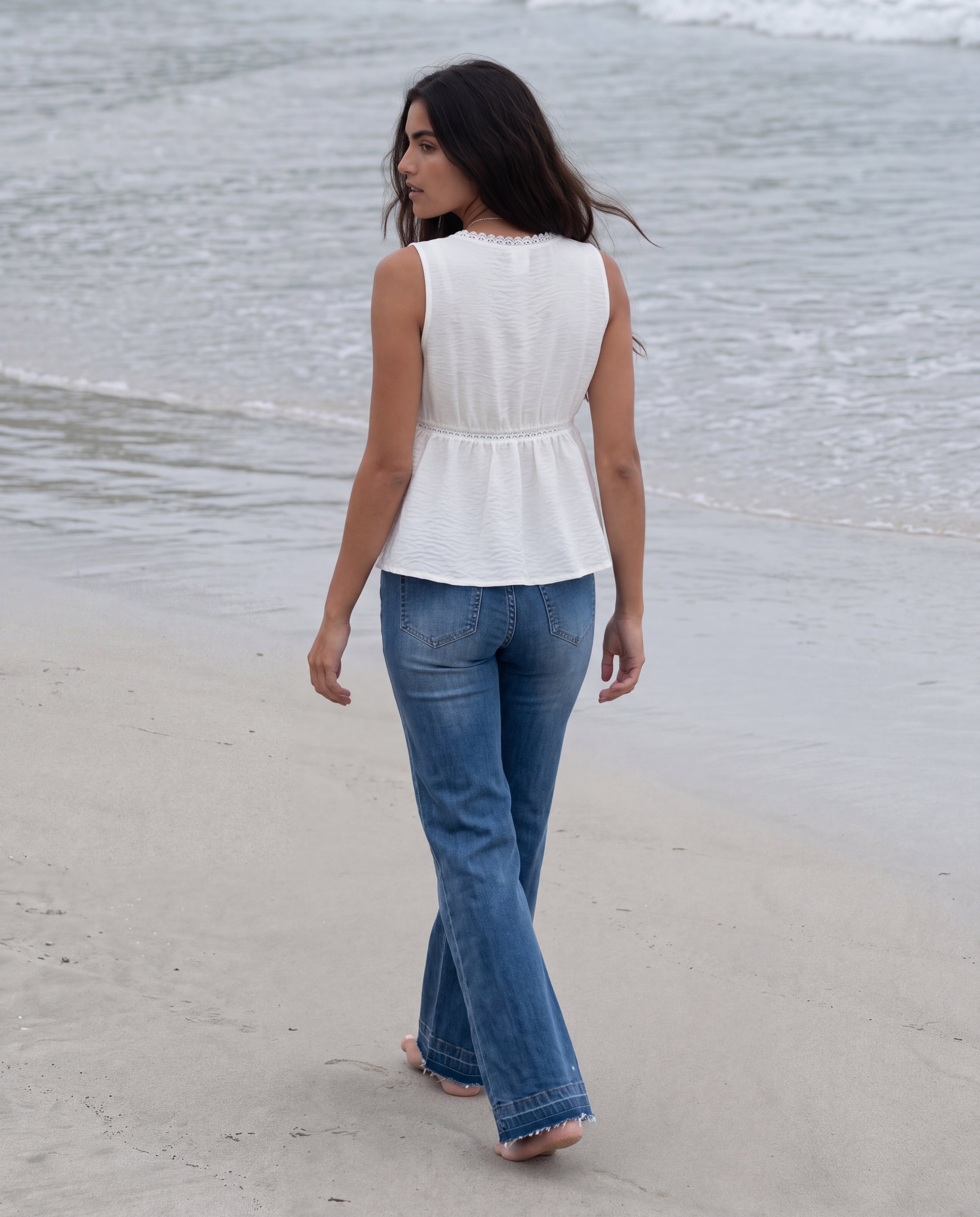 Women flare double tone