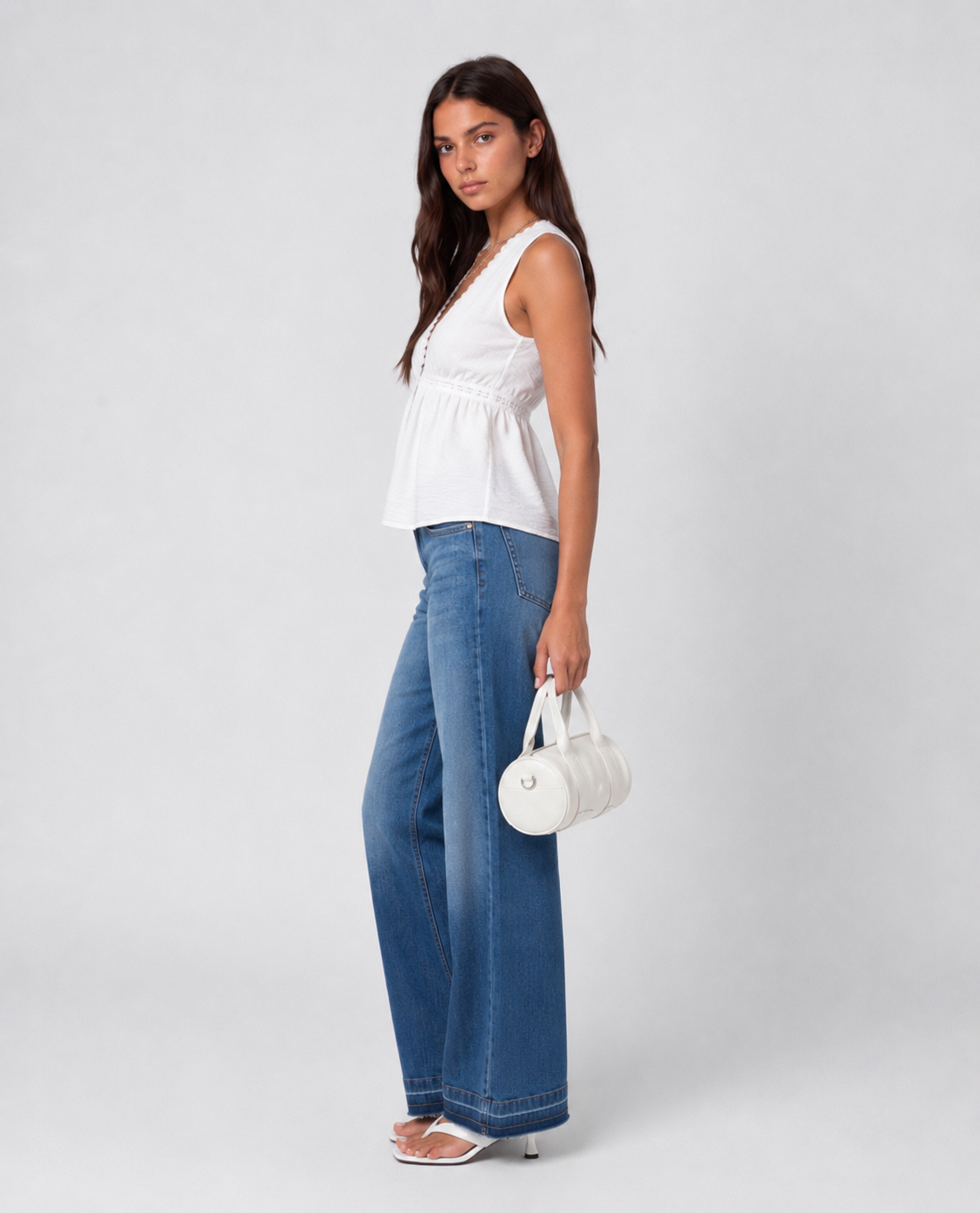 Women flare double tone