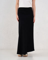 Suede Maxi Skirt