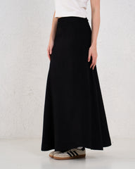 Suede Maxi Skirt