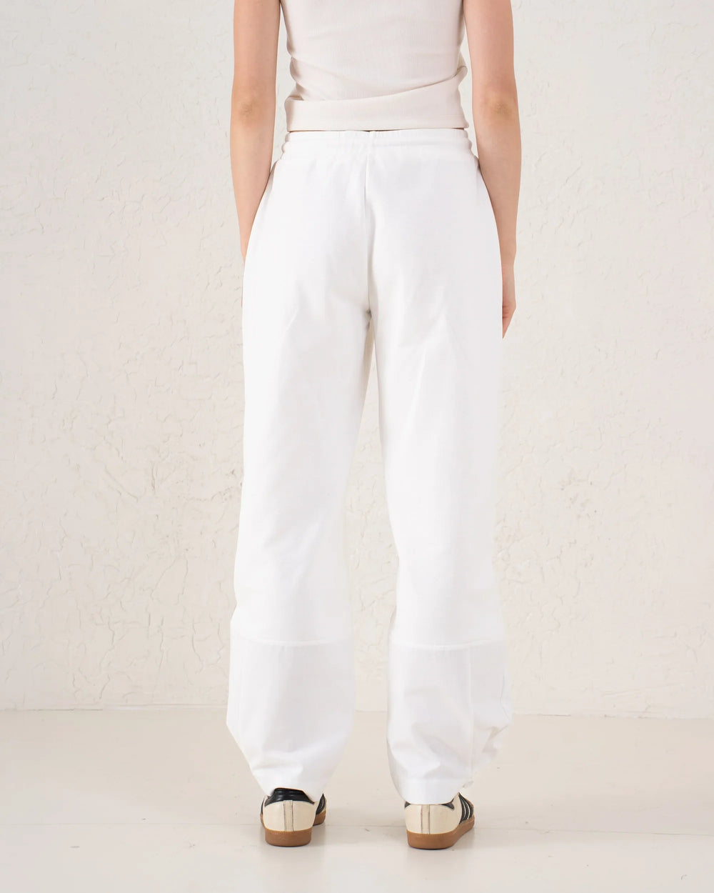 Contrast Panel Wide Leg Pants - Venti