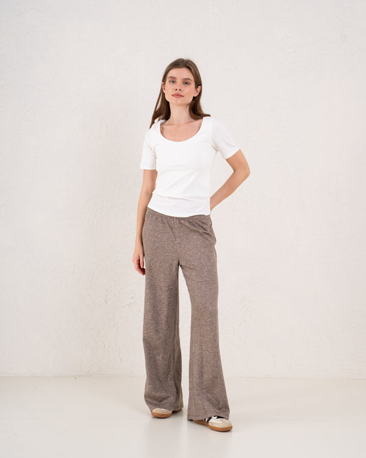 Knit Wide Leg Pants