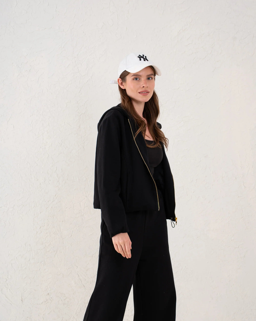 Drawstring Zip-Up Hoodie - Venti