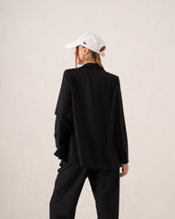 Relaxed Double-Breasted Blazer