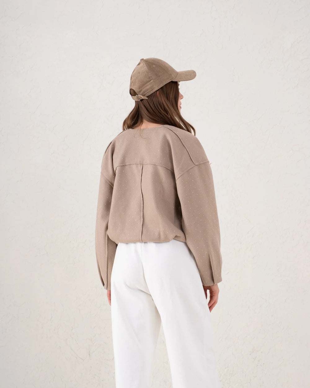 Embellished Sparkling Bomber Jacket - Venti