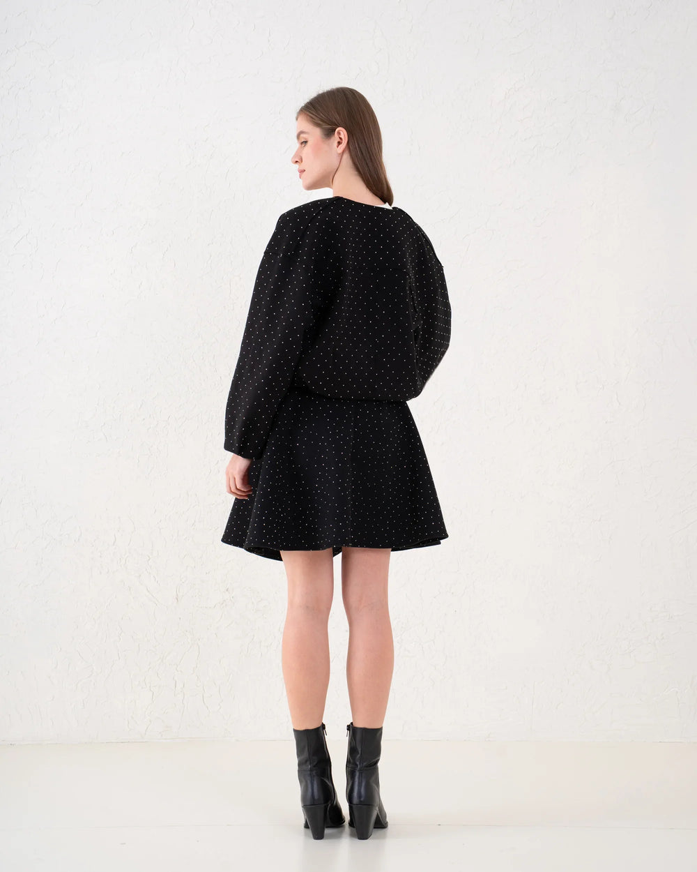 Embellished Sparkling Bomber Jacket - Venti