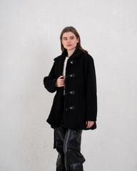 Teddy Coat With Leather Buckle