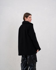 Teddy Coat With Leather Buckle