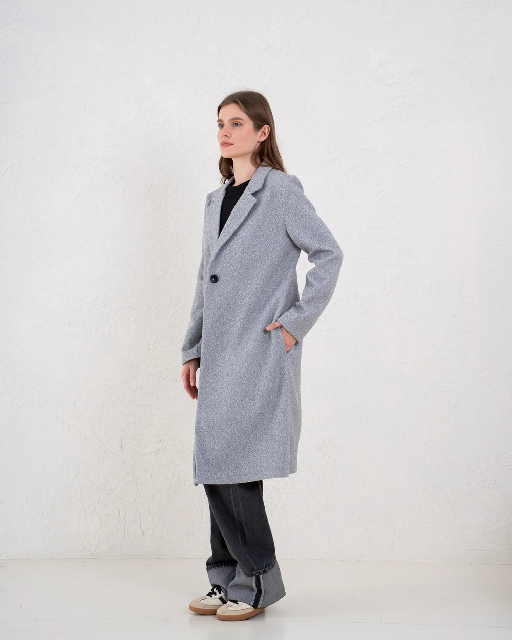 Wool-Like Long Coat - Venti