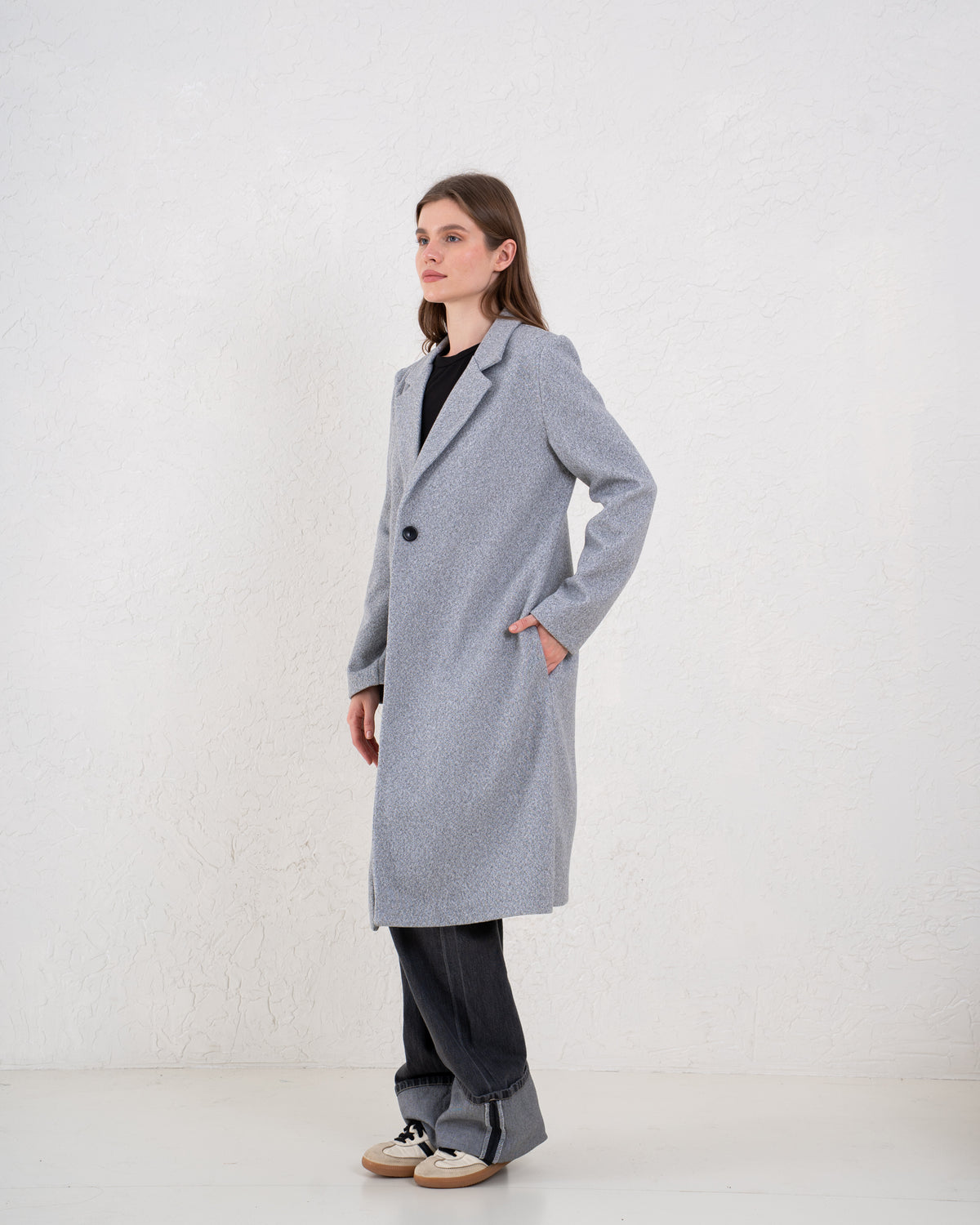 Wool-Like Long Coat